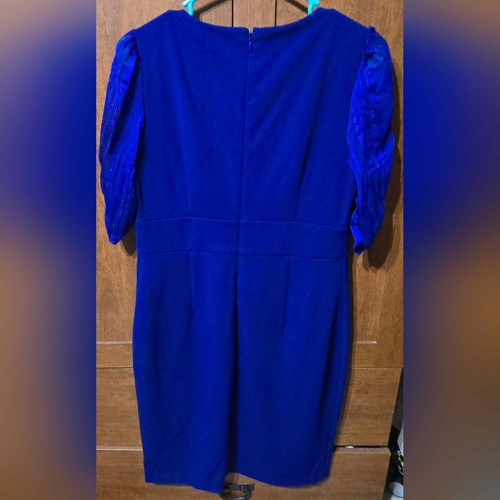 DKNY Vibrant Blue Long Dress - Picture 5 of 5